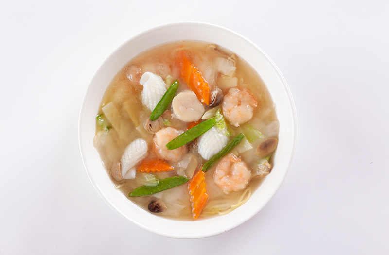 海鮮湯麺|海鮮スープそば（塩味）